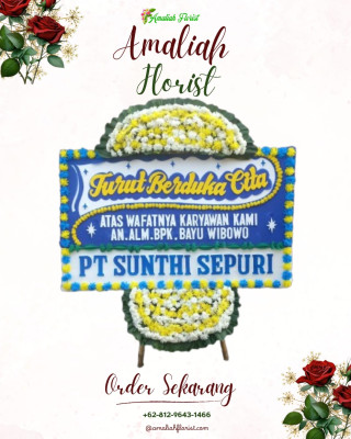Papan Bunga Duka di Beringin Jaya