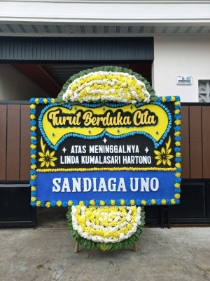 Papan Bunga Duka di Beringin Jaya